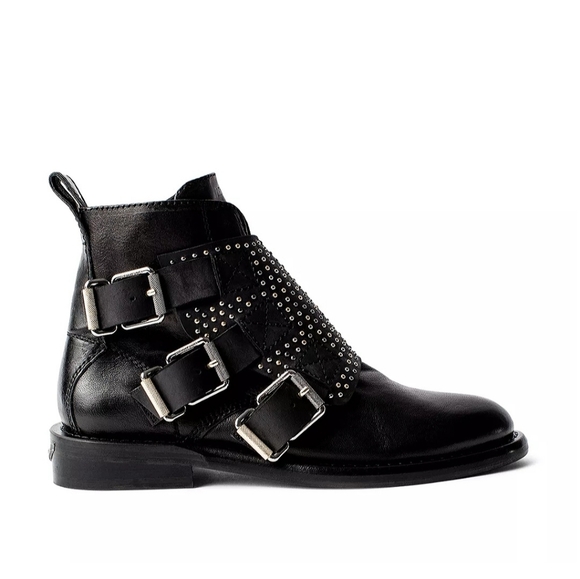 Zadig & Voltaire Studded Ankle Boots - Picture 2 of 7